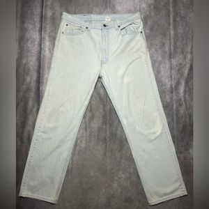 VTG Levi's 505 Regular Fit Straight Leg Jeans Men 38x30 Denim Distressed